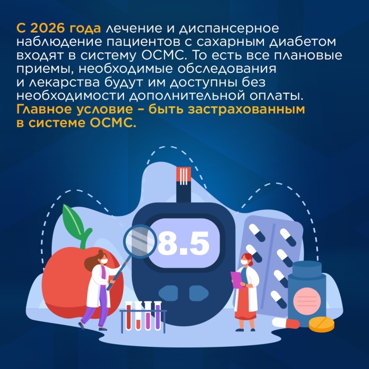 Сахарный диабет – это одно из самых распространённых неинфекционных заболеваний в мире.